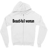 beautifull woman Zipper Hoodie