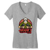 horror's gym Women's V-Neck T-Shirt