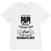 I'm Called Papi Because  I'm Way Too Cool To Be Called Grandfather V-Neck Tee