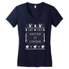 winter is coming ugly christmas sweater Women's V-Neck T-Shirt