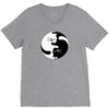 yin yang cat V-Neck Tee