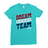 dream team Ladies Fitted T-Shirt
