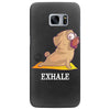 yoga pug exhale Samsung Galaxy S7 Edge Case