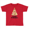 pizza lover's food pyramid Toddler T-shirt