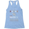 santa pisces christmas ugly t shirts Racerback Tank