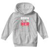 couple tshirt   born to love her Youth Hoodie