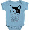 CHECK MEOWT Baby Onesie