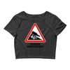 warning descent Crop Top