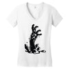 main de zombie Women's V-Neck T-Shirt