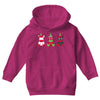 Three Cute But Angry Unicorn Youth Hoodie