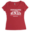 men's funny Women's Triblend Scoop T-shirt
