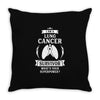 I am a Lung Cancer Survivor - What's Your Superpower? Throw Pillow
