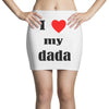 i love my dada Mini Skirts