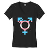 transgender Women's V-Neck T-Shirt