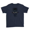 go to a place you have never been Youth Tee