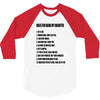 rules for dating my daughter shirt t shirt perfect father's gift 3/4 Sleeve Shirt