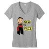 new face Women's V-Neck T-Shirt