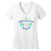 i accessorize with pet hair Women's V-Neck T-Shirt