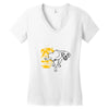 make your mark dog Women's V-Neck T-Shirt