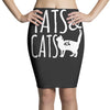 tats and cats Pencil Skirts
