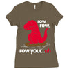 row your oh Ladies Fitted T-Shirt