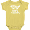 Real Men Coach Girls Softball Dad Infant Clothing