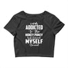 i was addicted to the hokey pokey Crop Top