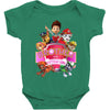 paw patrol birthday girl brother Baby Bodysuit
