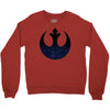 rebel logo with space pattern Crewneck Sweatshirt