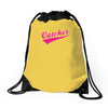 gay pride catcher funny Drawstring Bags