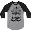 You Cant Scare Me I am Biker Pawpaw 3/4 Sleeve Shirt
