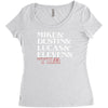 mike dustin lucas eleven will Women's Triblend Scoop T-shirt