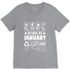 Born In January V-Neck Tee