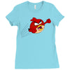 now with fists Ladies Fitted T-Shirt
