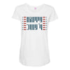 happy july 4th Maternity Scoop Neck T-shirt