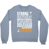 Strong Independent Motivated Taurus Crewneck Sweatshirt