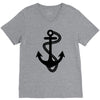 anchor sailor t shirt fashion cross top tee nautical tshirt retro tatt V-Neck Tee