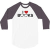 i love books 3/4 Sleeve Shirt