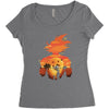 beautiful sunset Women's Triblend Scoop T-shirt