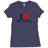 i love running Ladies Fitted T-Shirt