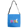 peanut butter and jealousy Adjustable Strap Totes