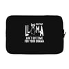 nurse lama Laptop sleeve
