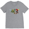 mario vs link V-Neck Tee