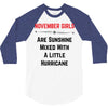 November Girls 3/4 Sleeve Shirt