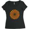 orange vec Women's Triblend Scoop T-shirt