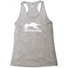 t rex hates pushups funny Racerback Tank