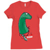 my name is apatosaurus Ladies Fitted T-Shirt