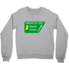 gps logo free exit 63 beach haven Crewneck Sweatshirt