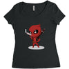 YOU KIDDING ME Women's Triblend Scoop T-shirt