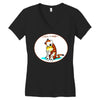 calvin hobbes Women's V-Neck T-Shirt